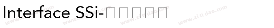 Interface SSi字体转换